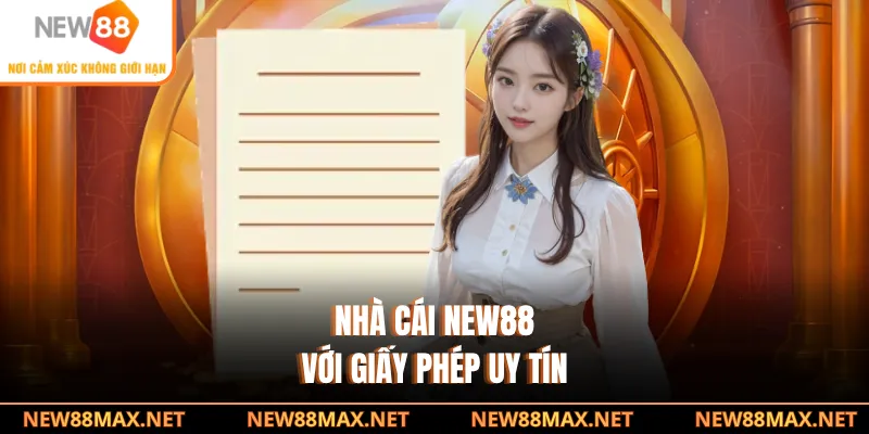 Nhà cái NEW88 với giấy phép uy tín